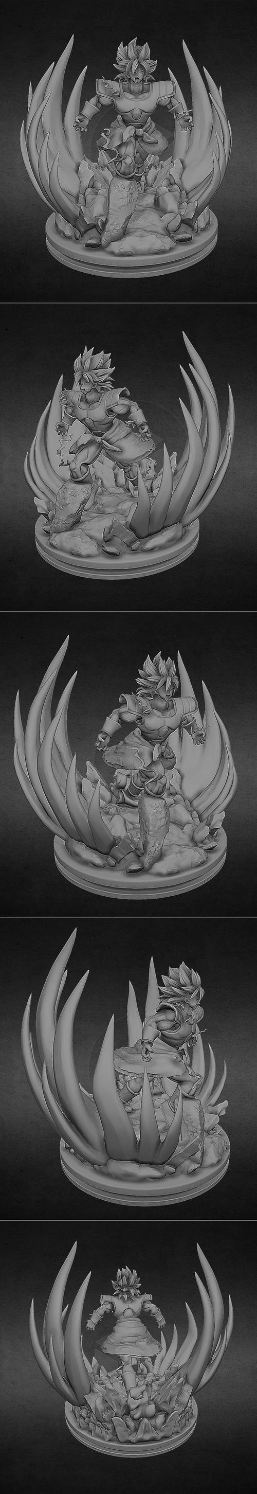 Broly Dragonball Super – 3D Print