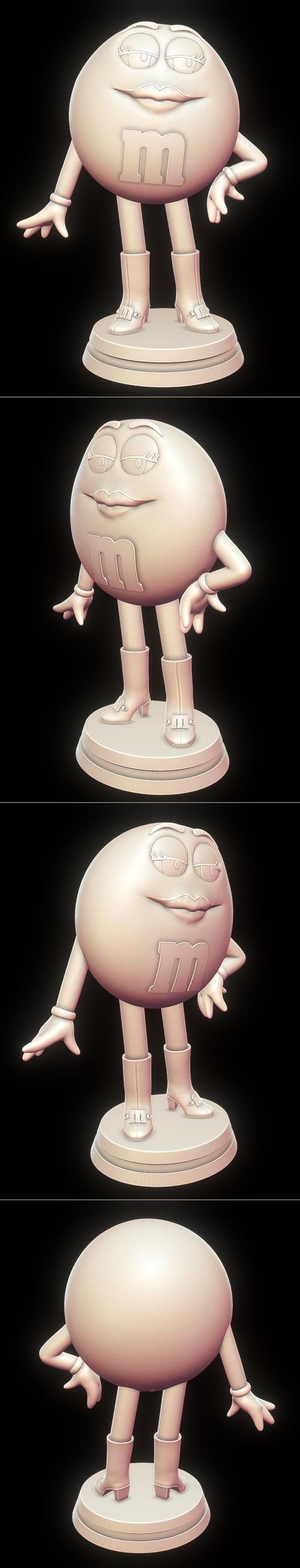 Ms. Green - MandMs – 3D Print