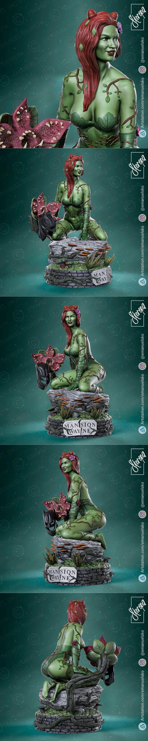 Poison Ivy – 3D Print