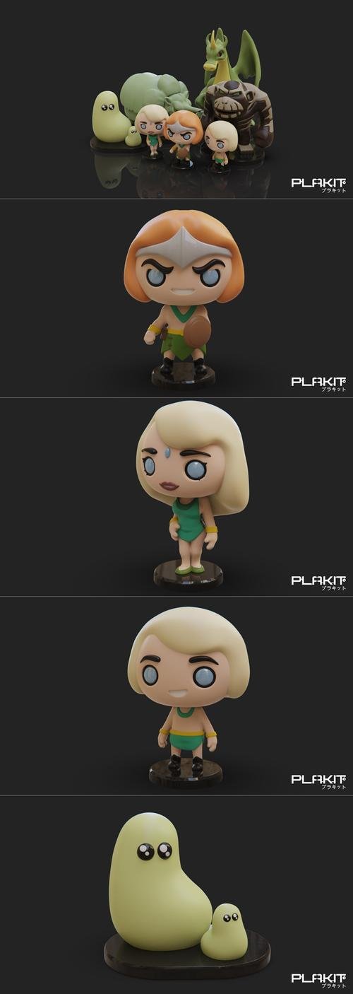 PlaKit - The Herculoids Dorno – 3D Print