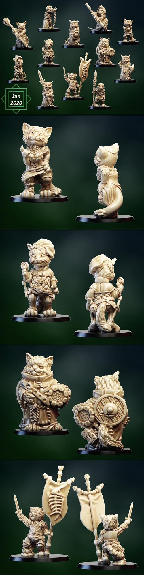 PollyGrimm - Cat Adventurers – 3D Print