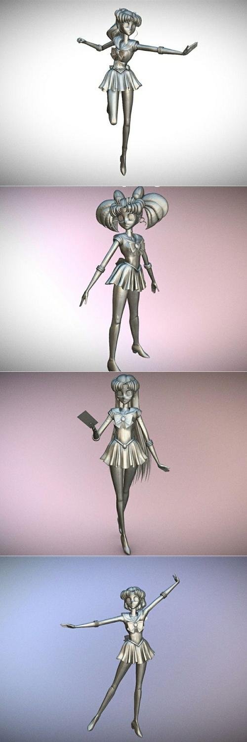Sailor Moon Pack – 3D Print