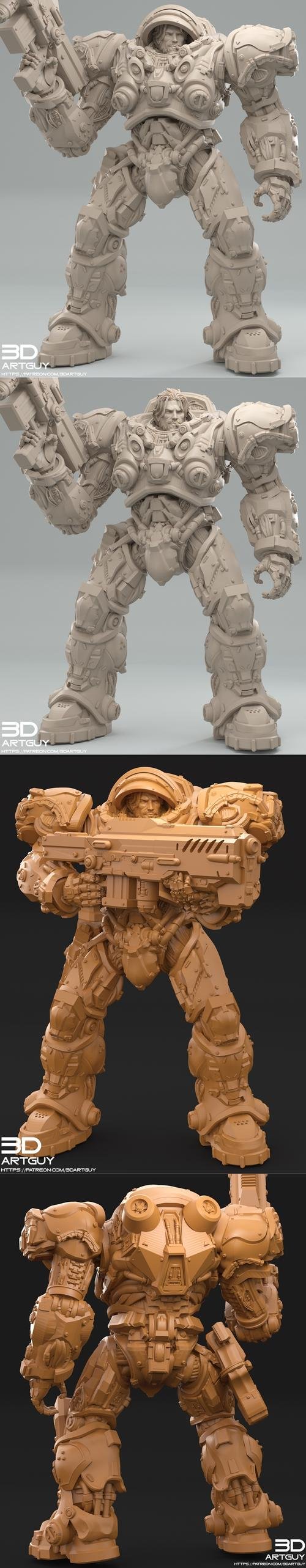 3DArtGuy - Space Cowboy – 3D Print