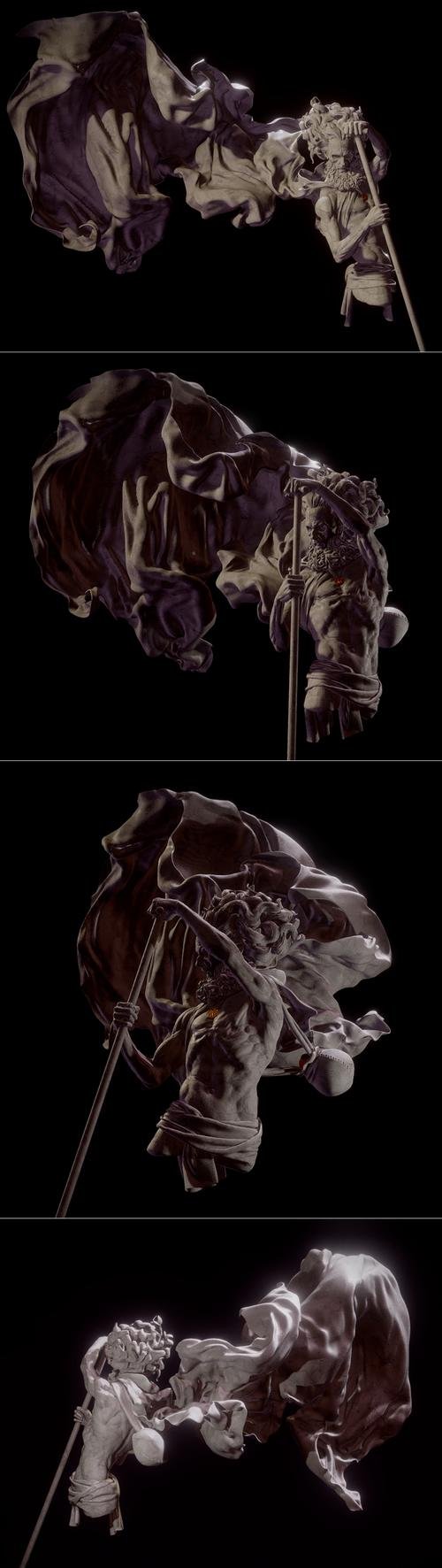 Charon, ferryman of the Underworld – 3D Print