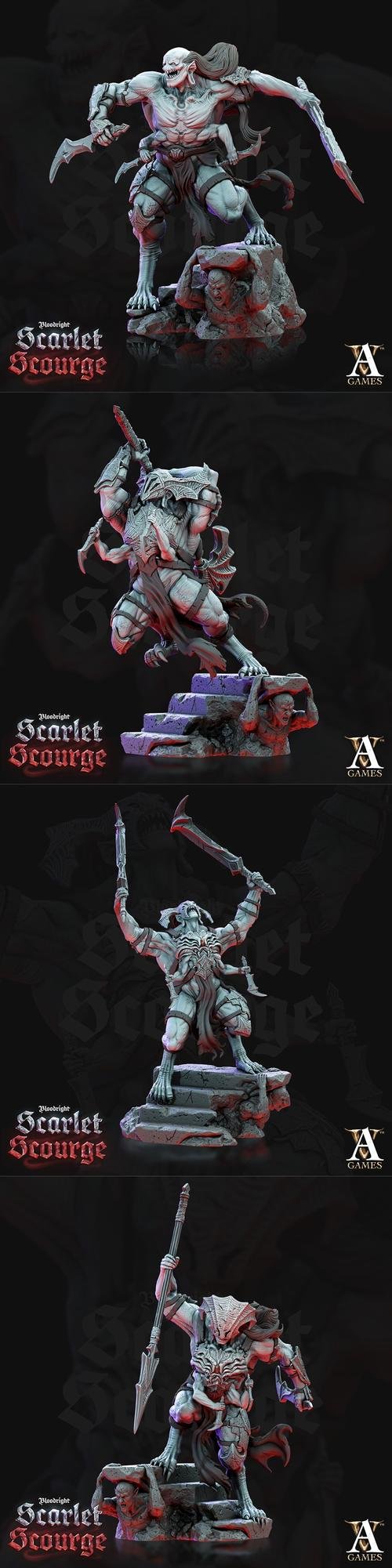 Archvillain Games - Frenzied Bloodspawns – 3D Print