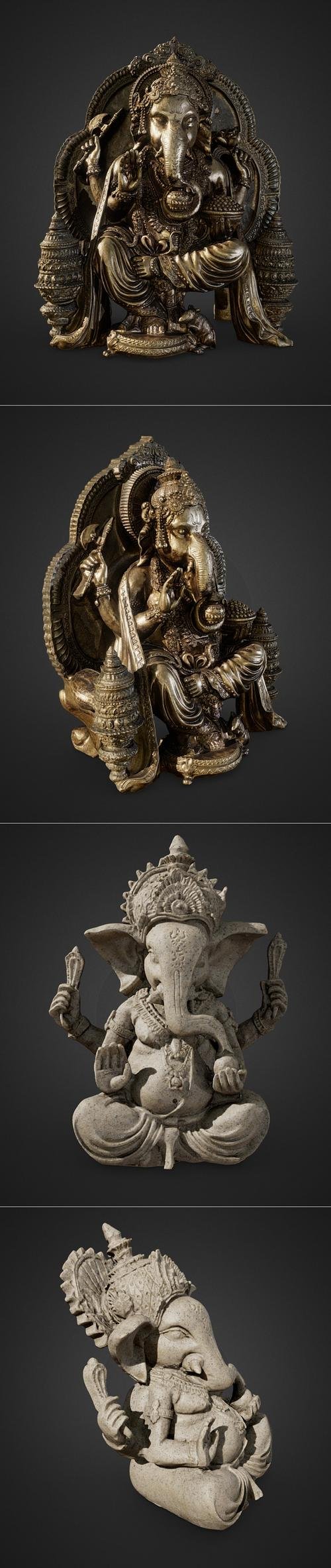 Epic Ganesha and Ganesha Stone – 3D Print
