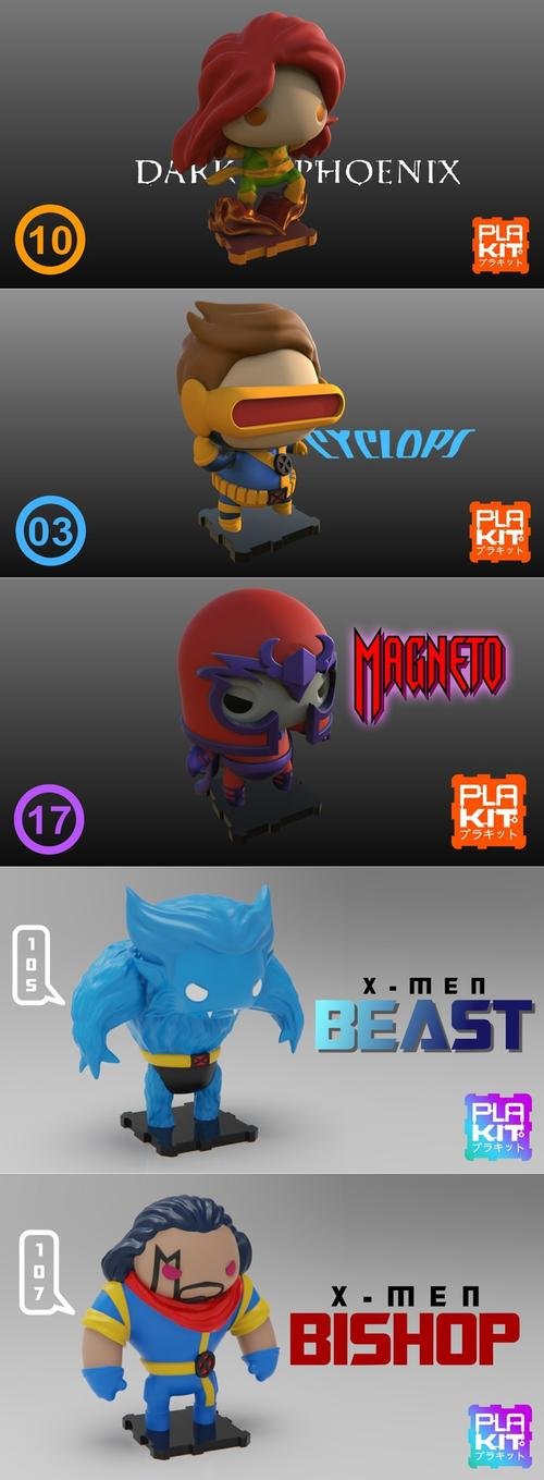 PlaKit - X-men Pack – 3D Print