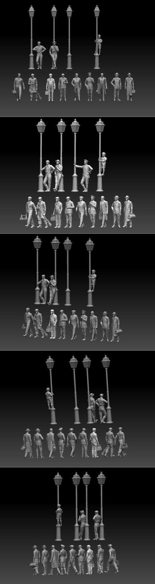 Townpeople – 3D Print