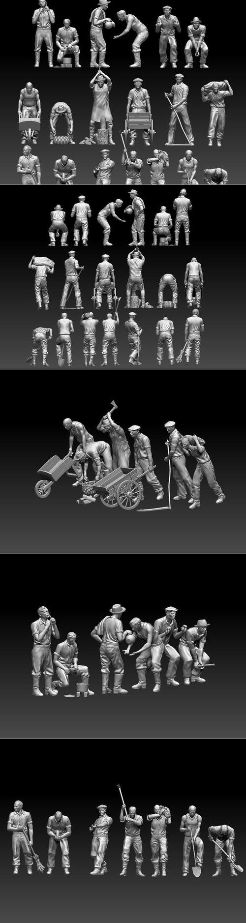 Workers – 3D Print