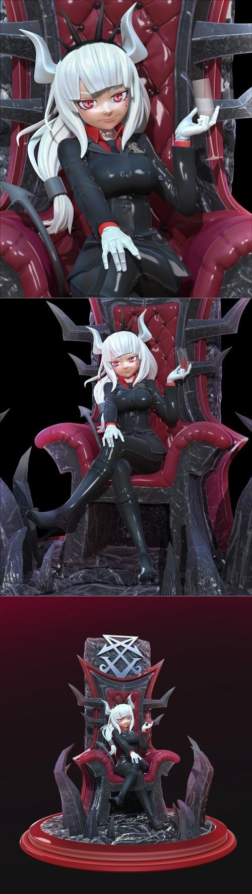 Helltaker Lucifer – 3D Print