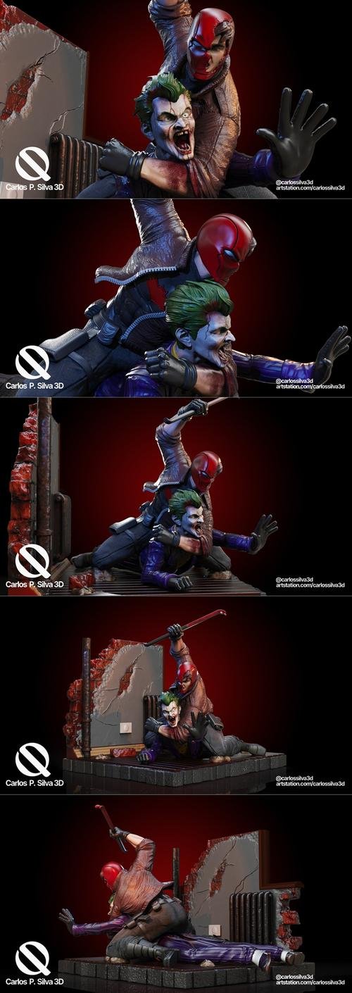 Red Hood vs Joker – 3D Print