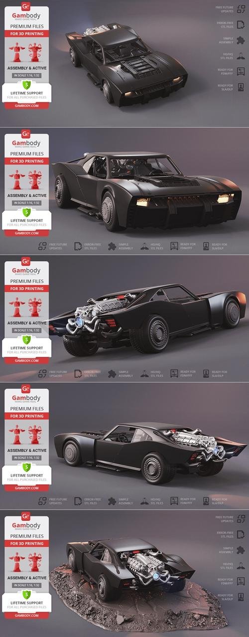 Batmobile 2022 – 3D Print