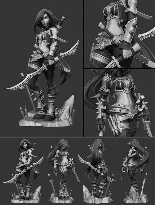 League of Legends - Katarina – 3D Print