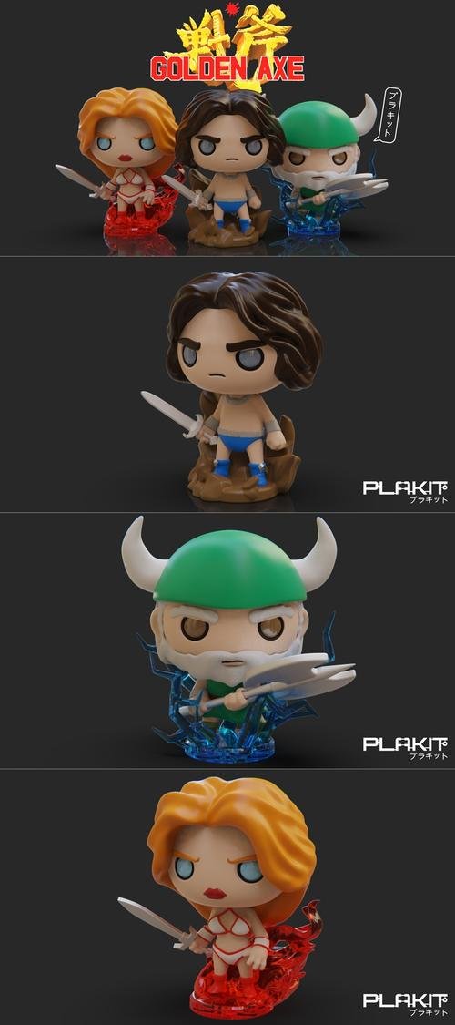 PlaKit - Golden Axe Tyris Flare – 3D Print