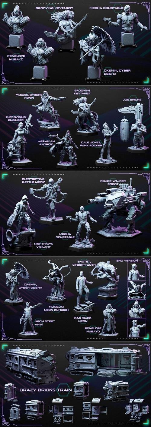 Loot Studios - Neon Warrior – 3D Print