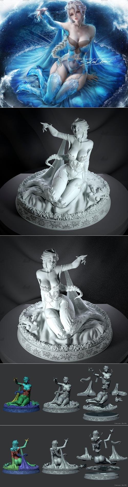 Frozen Elsa – 3D Print