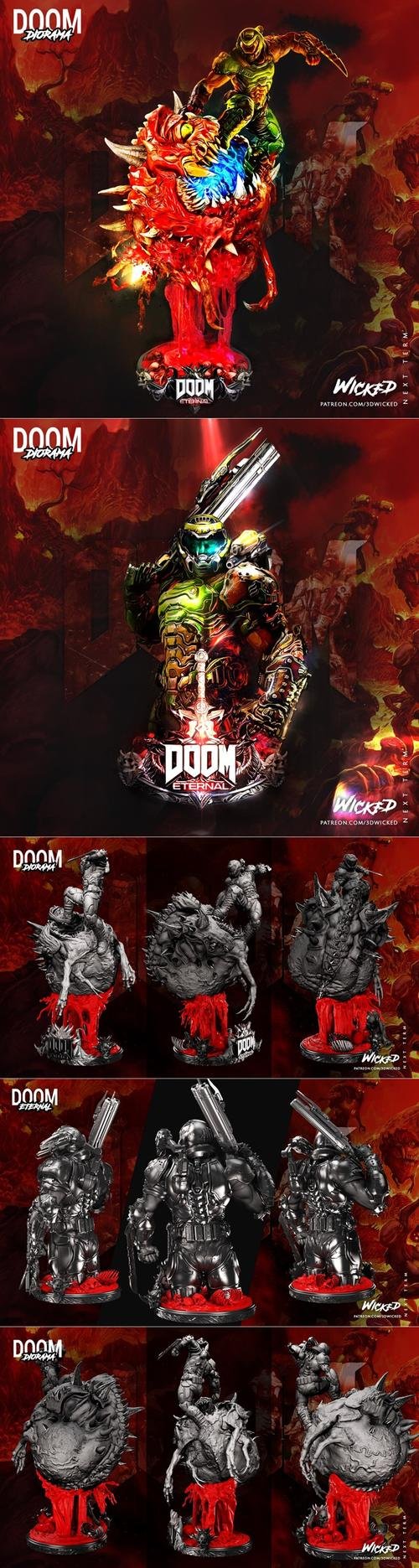 Wicked - Doomslayer and Bust – 3D Print