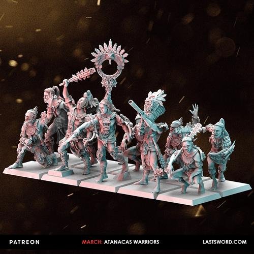 Last Sword Miniatures - Atanakas Warriors – 3D Print