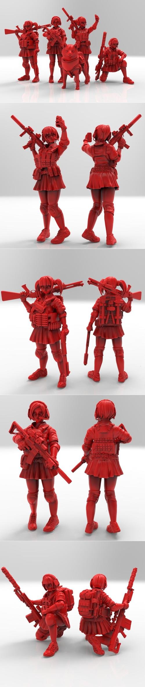 Turnbase Miniatures - Gakou Tactics – 3D Print