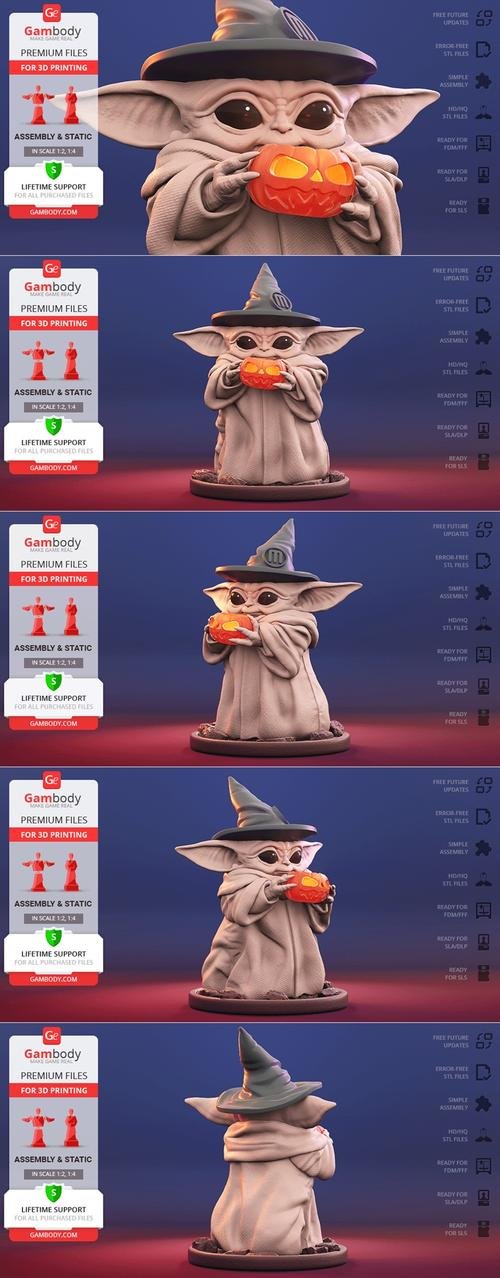 Baby Yoda Halloween – 3D Print
