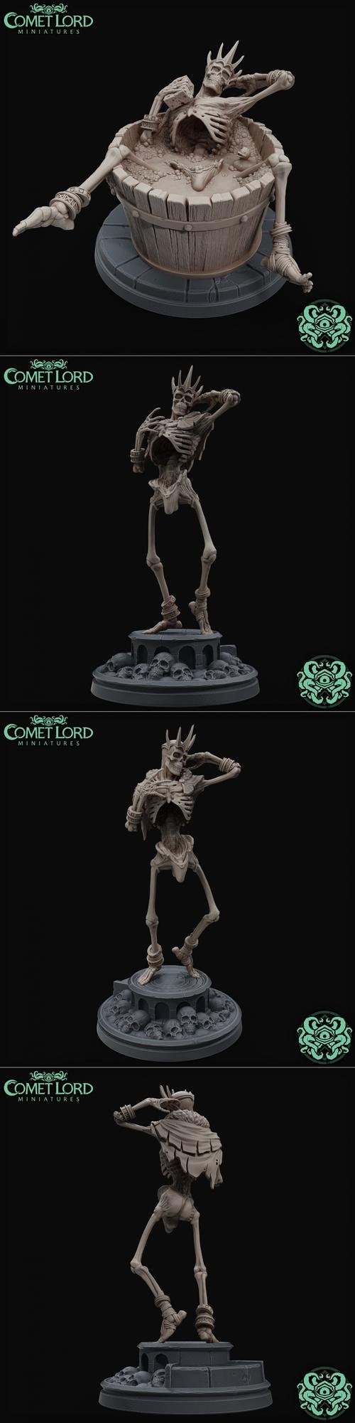 Comet Lord Miniatures - Stupid Sexy Lich – 3D Print