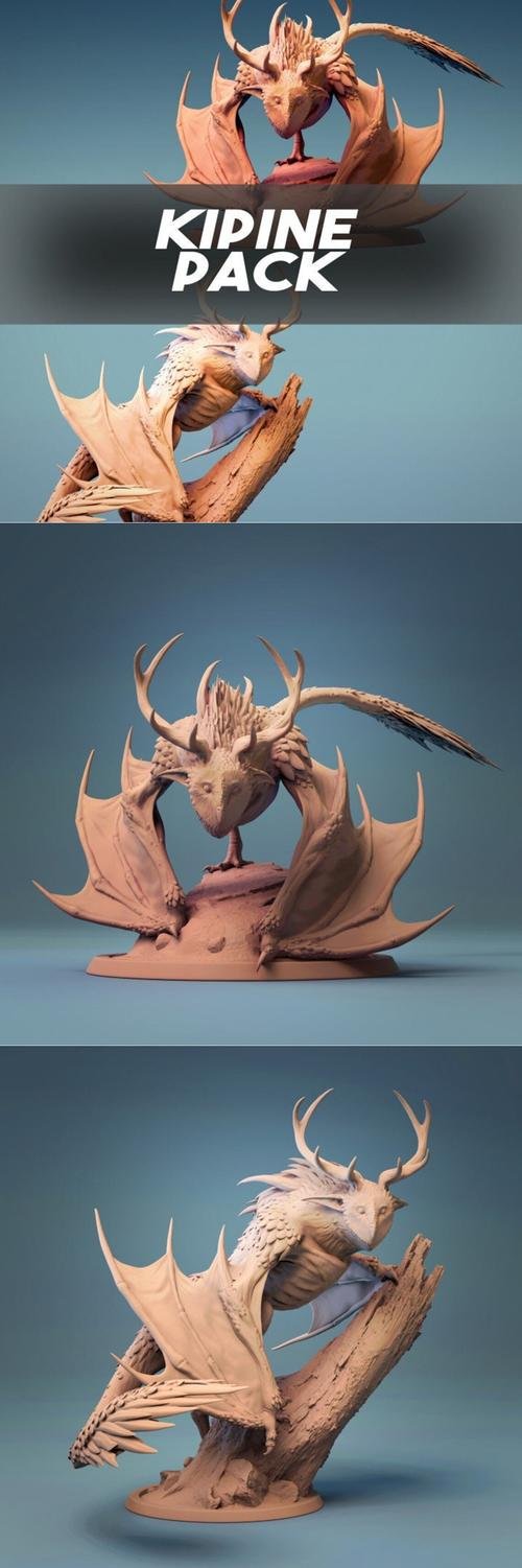 Kipine Kipir Flying Owlbear – 3D Print