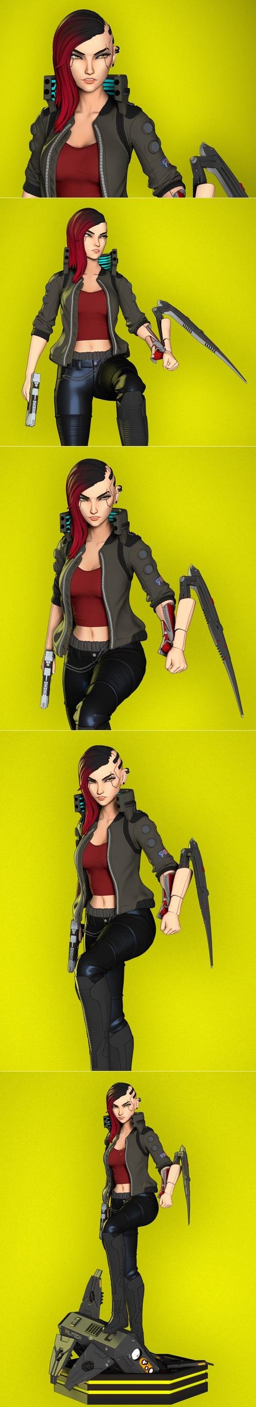 V - Cyberpunk 2077 – 3D Print