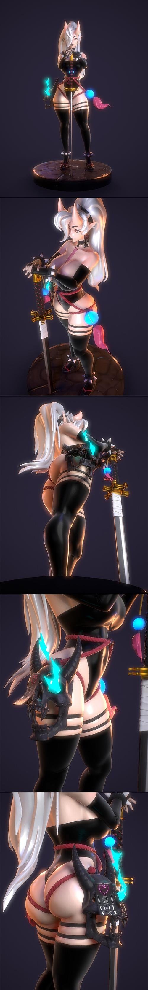 Sword Grl – 3D Print