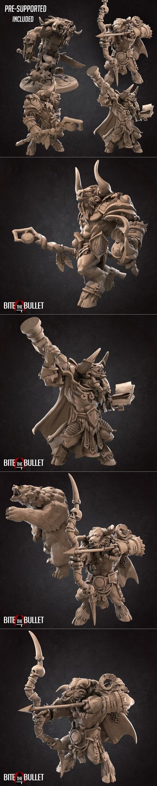 Bite the Bullet - Minotaur Pack – 3D Print