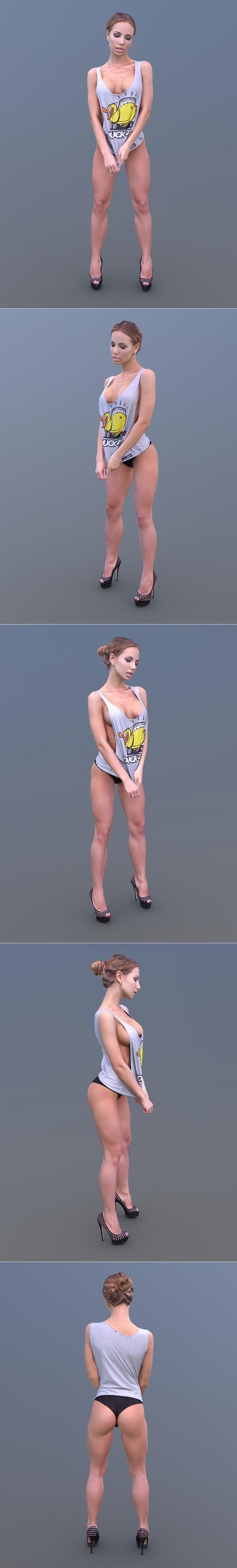 Woman Posing – 3D Print