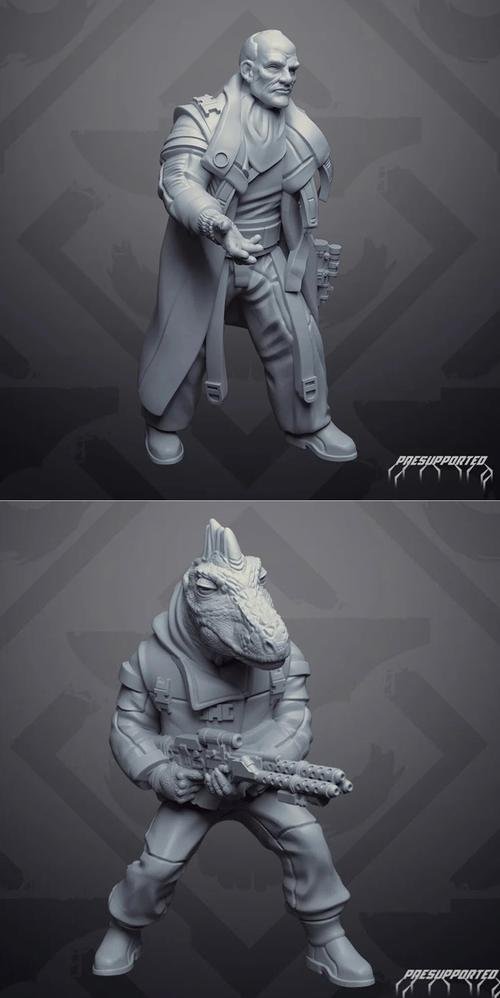 Dust Myte and Jawline – 3D Print