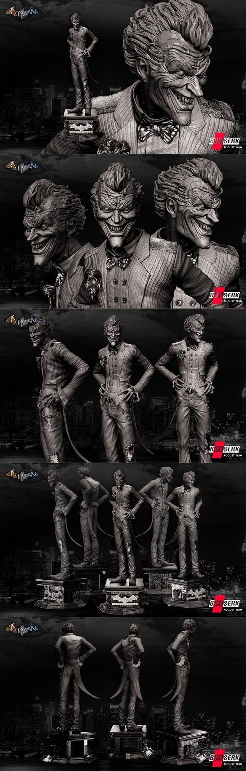B3DSERK - Joker Statue – 3D Print