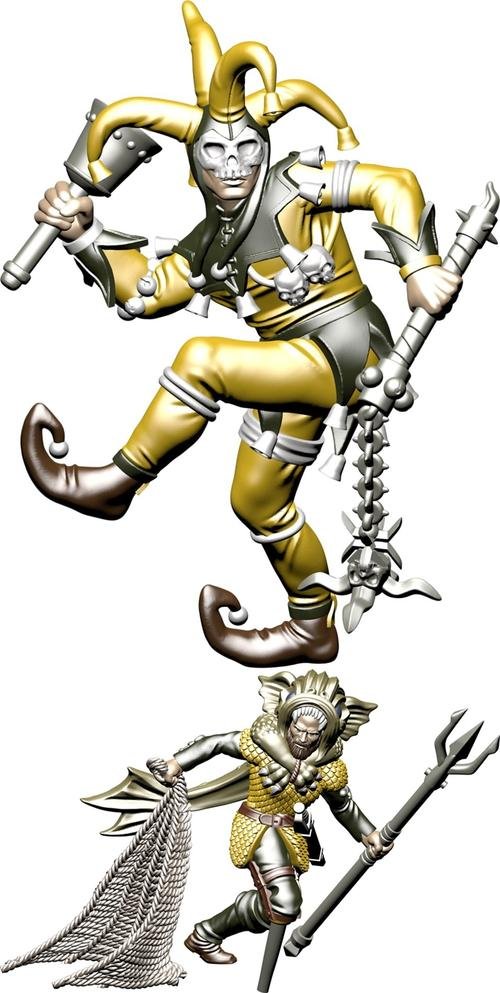 Fisherman and Clown – 3D Print