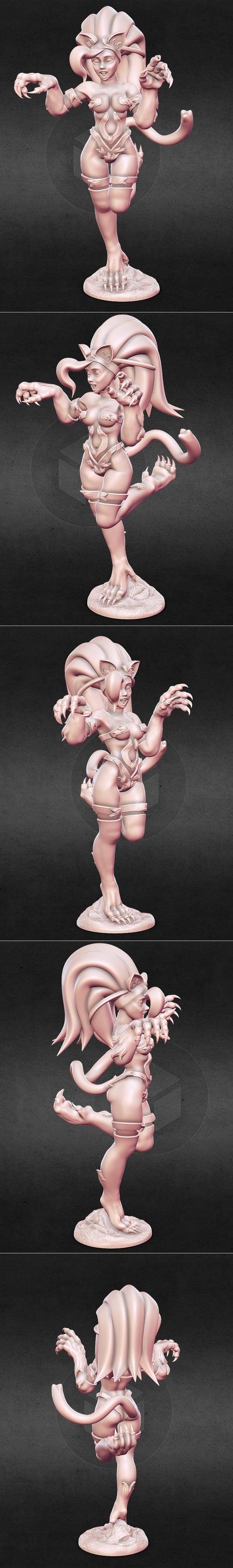 Felicia Darkstalkers – 3D Print
