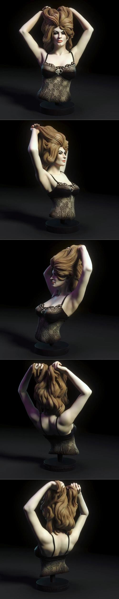 Practice Bust 4 - Torrida Minis – 3D Print