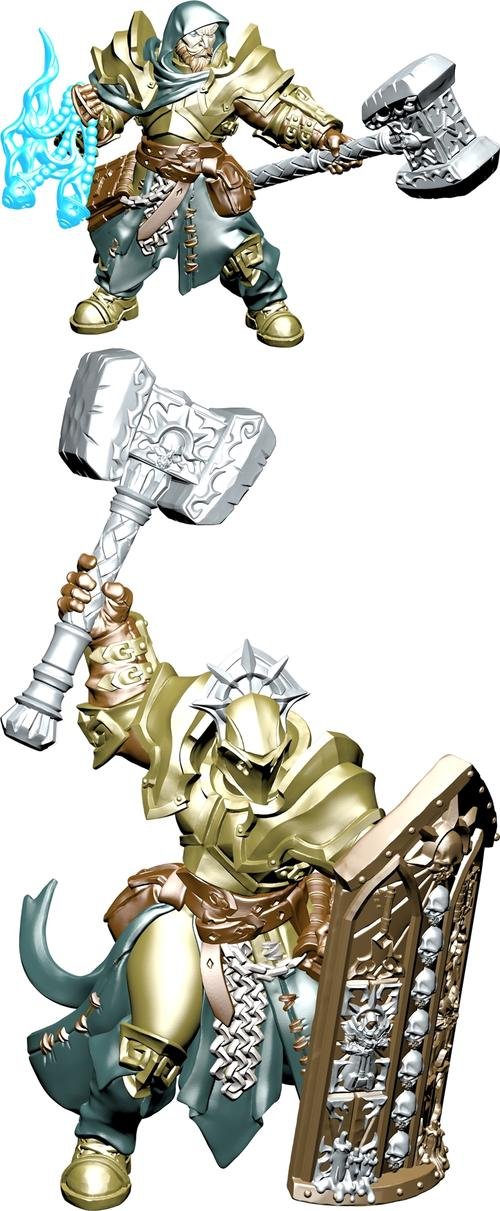 Shield Guard and Mauler – 3D Print