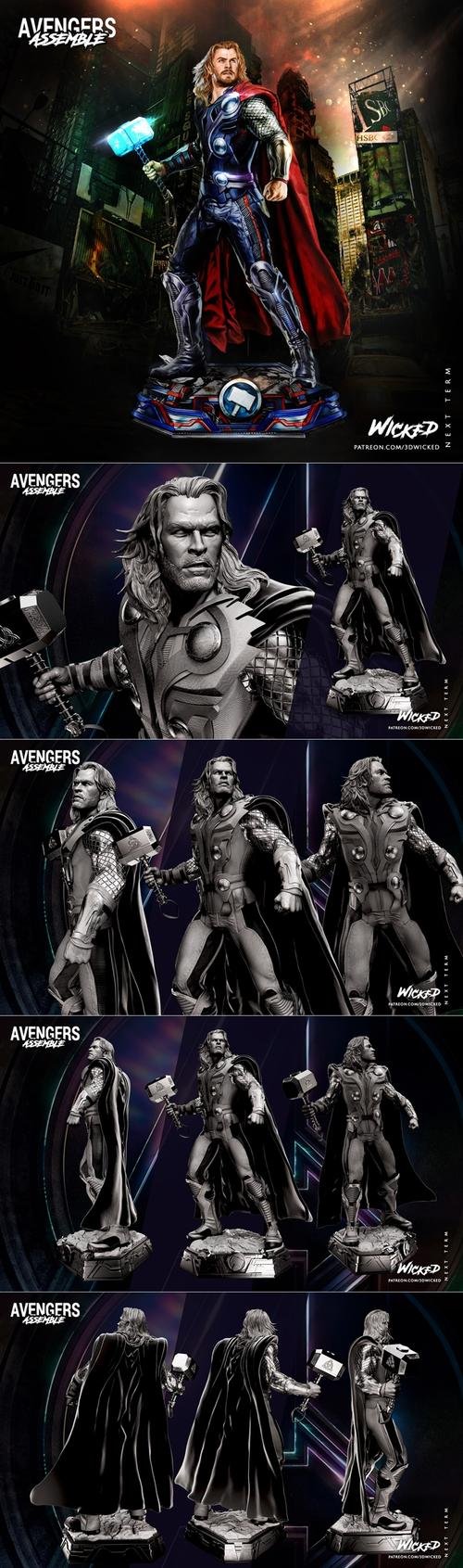 Wicked - Thor Statue – 3D Print