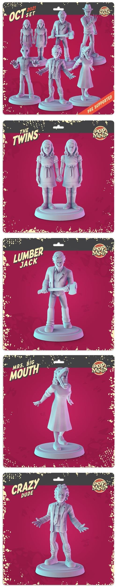Pop Minis - Halloween October 2021 – 3D Print