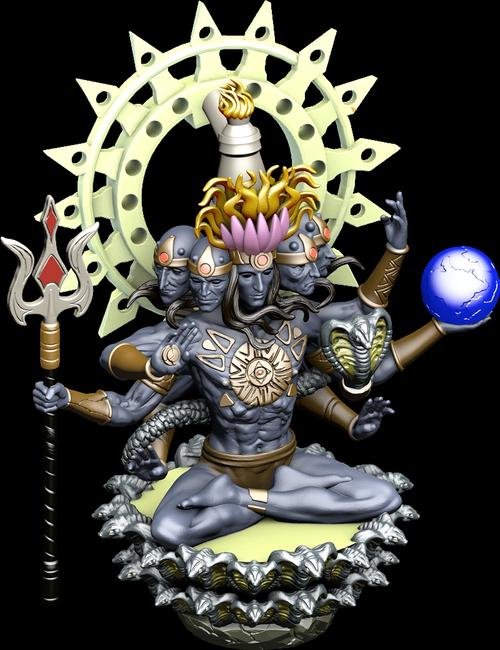 Shiva Consciousness – 3D Print