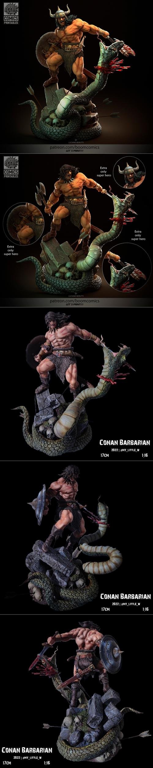 Boom Comics - Conan Super Hero Version Full – 3D Print
