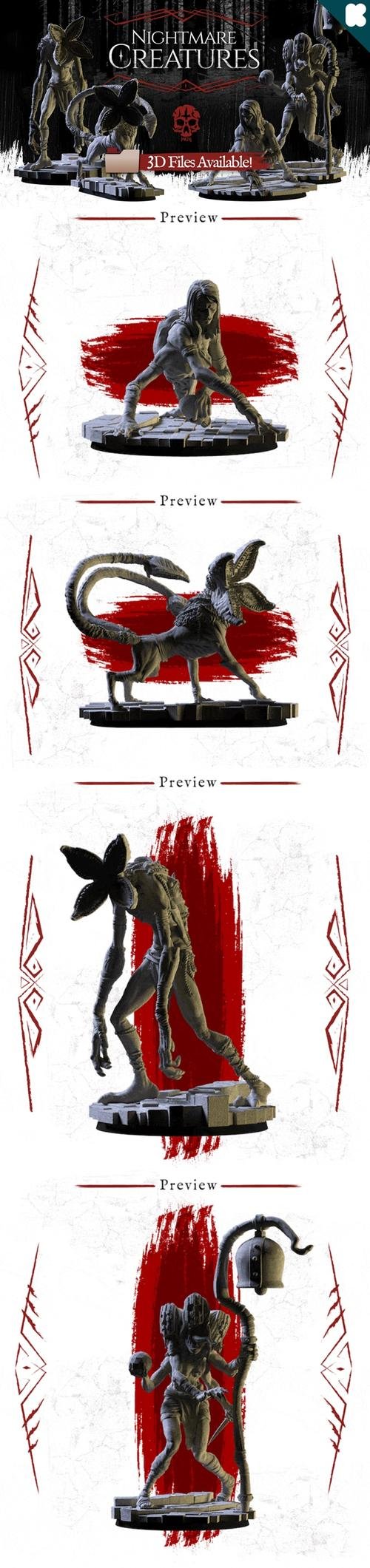 Txarli Factory - Nightmare Creatures – 3D Print