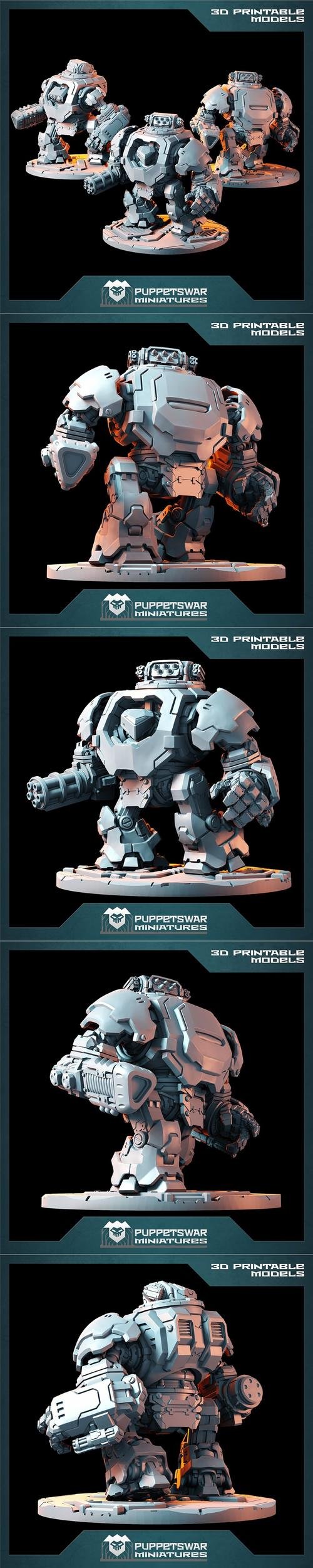 Enforcer Mk2 - Striker Walker – 3D Print