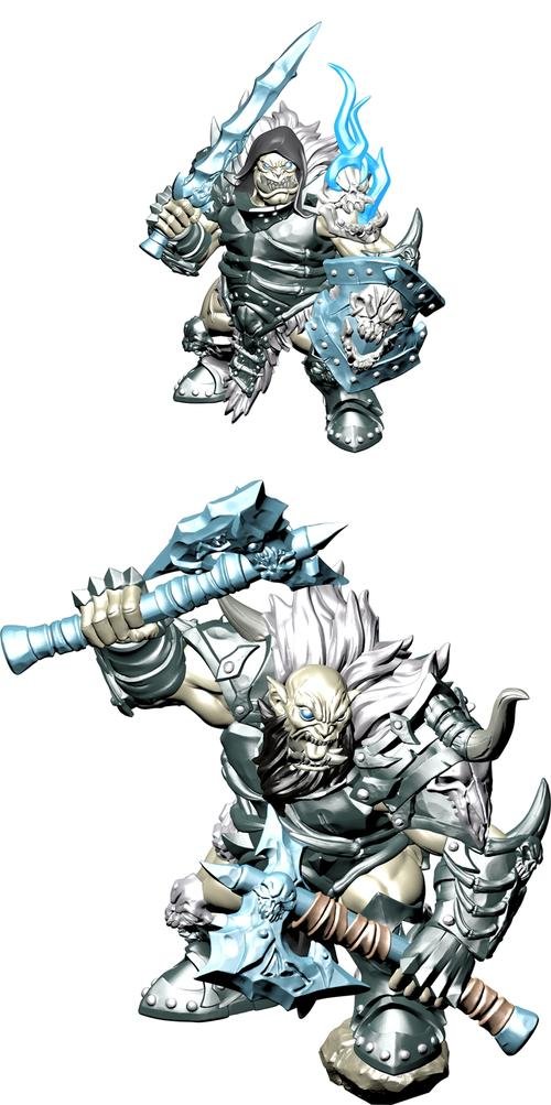 Ogre Sword and Ogre Axe – 3D Print