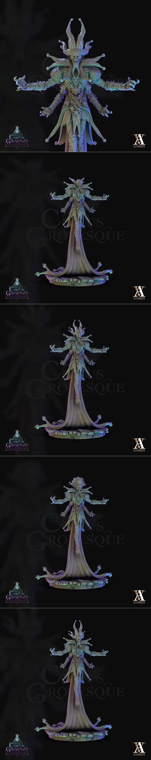 Archvillain Games - Circus Grotesque - The Grinning God – 3D Print