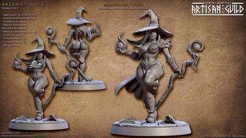 Marwina the Witch (Pinup) – 3D Print