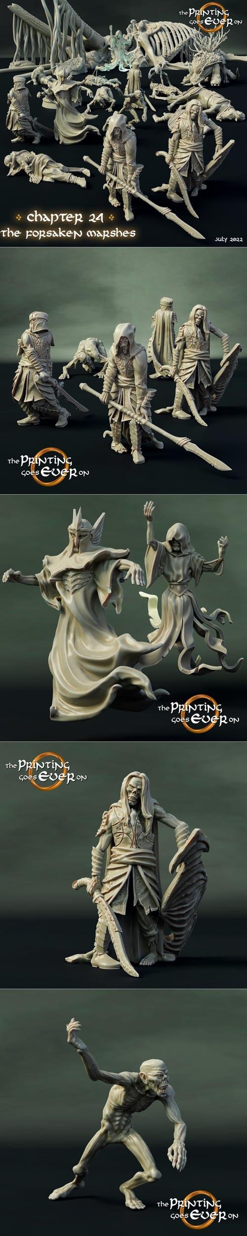 Chapter 24 - The Forsaken Marshes – 3D Print