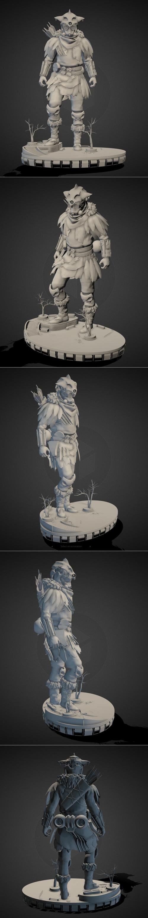 Apex Legends Bloodhound Youngblood – 3D Print