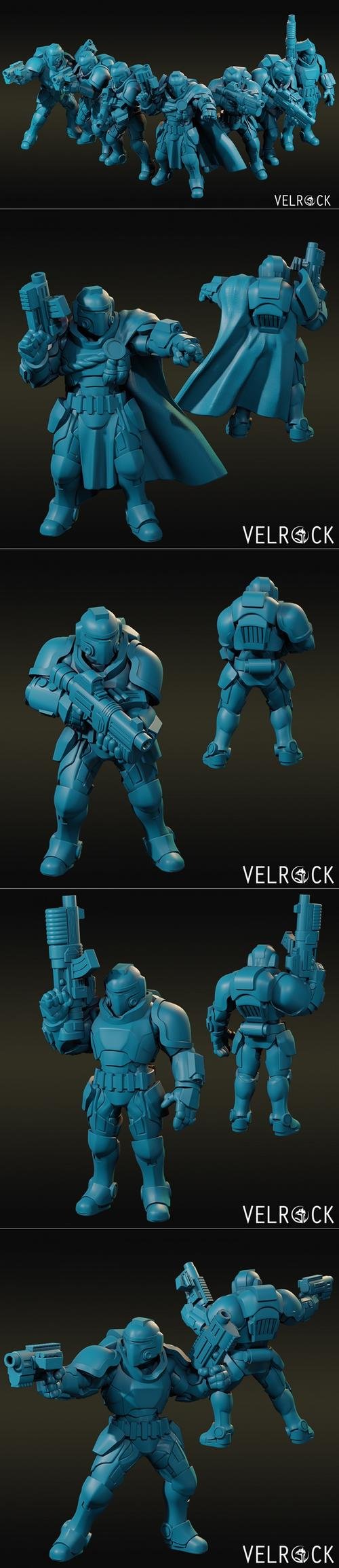 Velrock Art - Tempest Marine Basic Unit – 3D Print