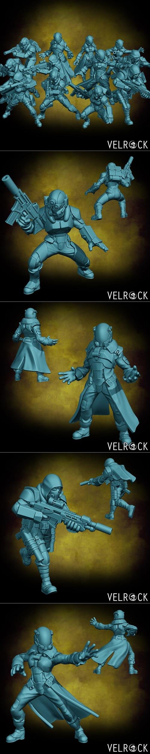 Velrock Art - Tempest Guardsmen Black Ops Unit – 3D Print