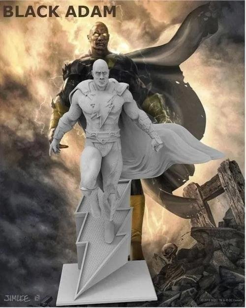 Black Adam The Rock – 3D Print